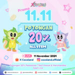 Promo 11.11 Disc 20% All Item